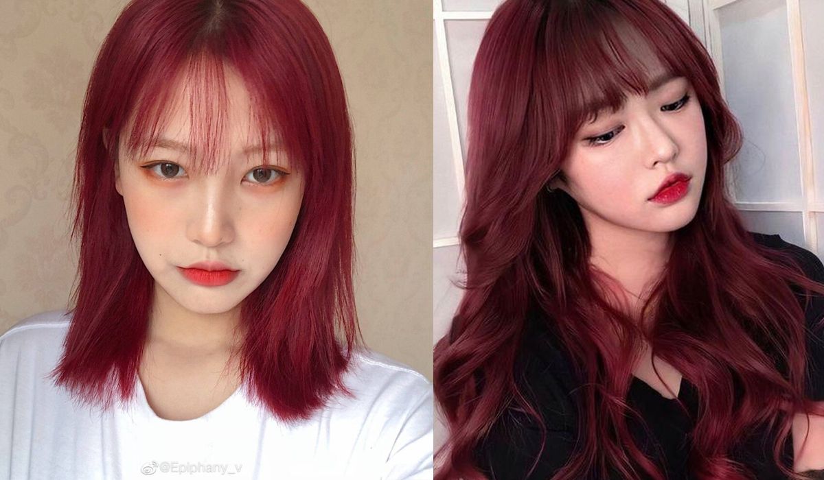 9 Kiểu tóc đỏ cherry cực cháy nên thử một lần trong đời