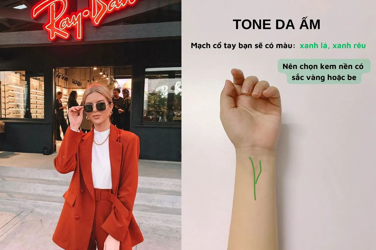 Da tone ấm hợp màu gì trông nổi bật và thu hút nhất?