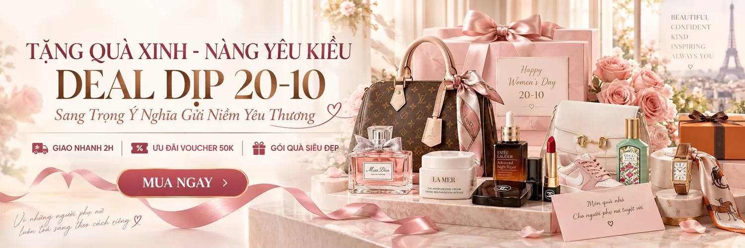 Quà tặng 20/10 chính hãng tại Vua Hàng Hiệu