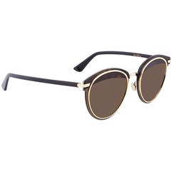 Kính Mát Dior Offset Brown Oval Ladies Sunglasses