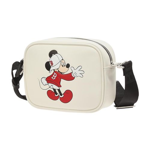 Túi MLB X Disney Camera Bag Boston Red Sox Màu Trắng