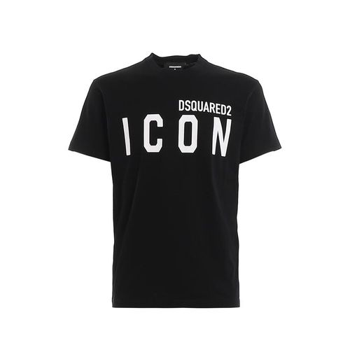 Áo Phông DSquared2 Icon Print Black Jersey T-Shirt