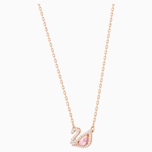 day-chuyen-swarovski-dazzling-swan-necklace-multi-colored-rose-gold-tone-plated
