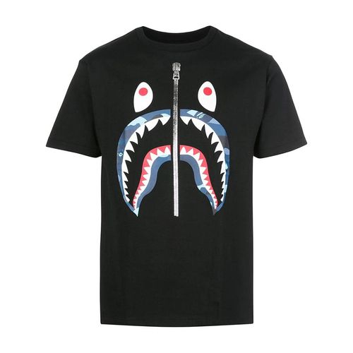 Áo Phông Bape Shark Print T-Shirt M11005XDBKC Màu Đen