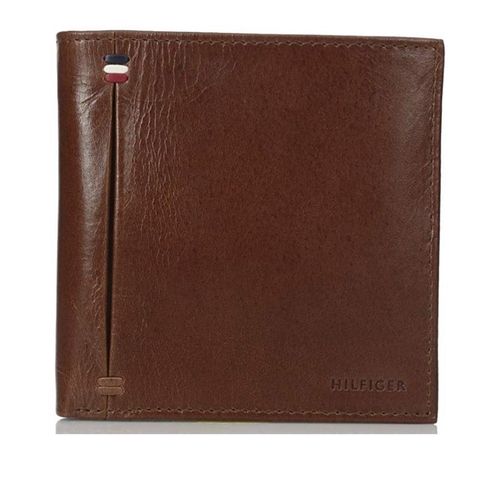 Ví Nam Tommy Hilfiger Men's Leather Wallet - 31TL120001 Màu Nâu