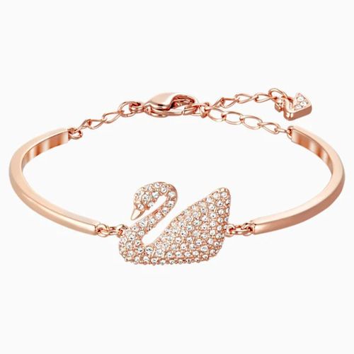 vong-deo-tay-swarovski-swan-bangle-white-rose-gold-tone-plated
