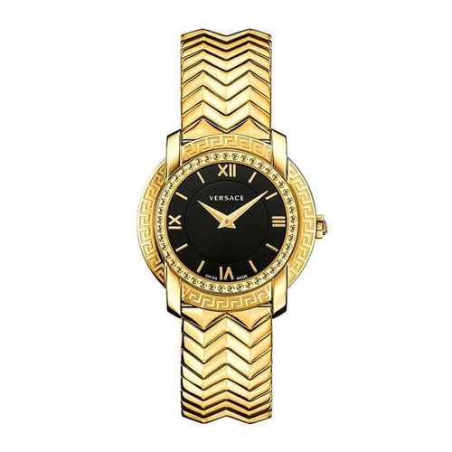 Đồng Hồ Versace Women's DV25 Gold-Tone Quartz Watch VAM050016 36mm
