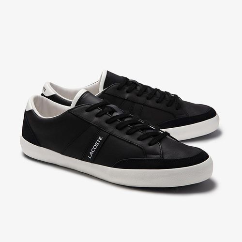 Giày Thể Thao Lacoste Coupole Leather 120 Màu Đen Size 41