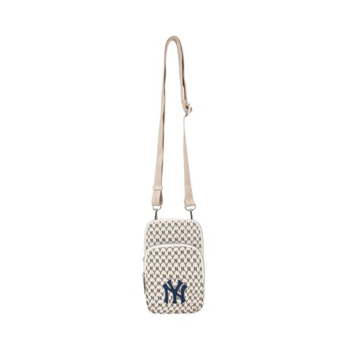 Túi Đeo Chéo MLB Mini Monogram New York Yankees 32BGDK111-50I Màu Trắng Đục