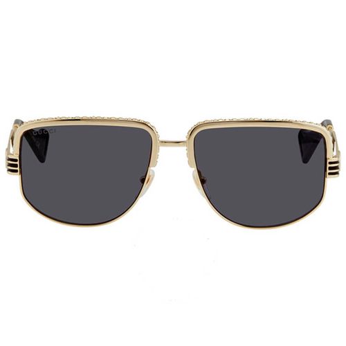 Kính Mát Gucci Grey Men's Sunglasses GG0585S 001 59 Màu Xám