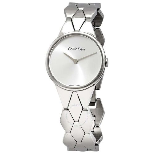 Đồng Hồ Nữ Calvin Klein CK Snake Silver Dial Ladies Watch K6E23146 Màu Bạc