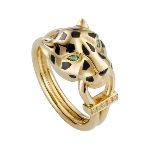 Nhẫn Cartier Panthere De Ring B4096700 Vàng Hồng (Chế Tác)