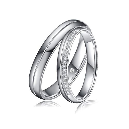 Nhẫn Cưới Meez Thousand Years Wedding Ring Vàng Trắng