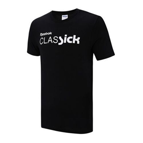 Áo Phông Reebok Sleeve T shirt Classic Wild Black CW0180 Màu Đen