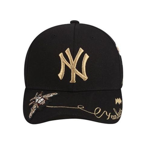 mu-mlb-new-york-yankees-adjustable-hat-in-black-with-flower-pattern