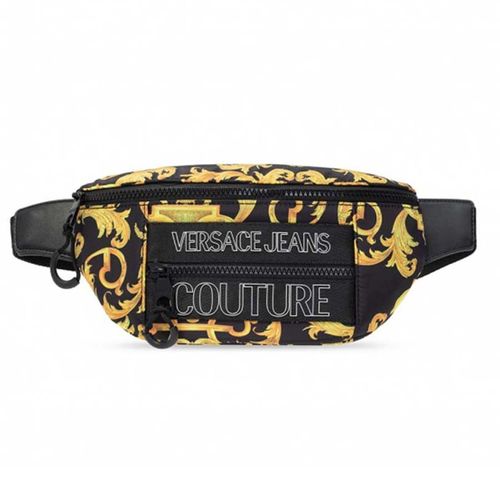 Túi Đeo Hông Versace Jeans Couture Printed Belt Bag Màu Đen Vàng