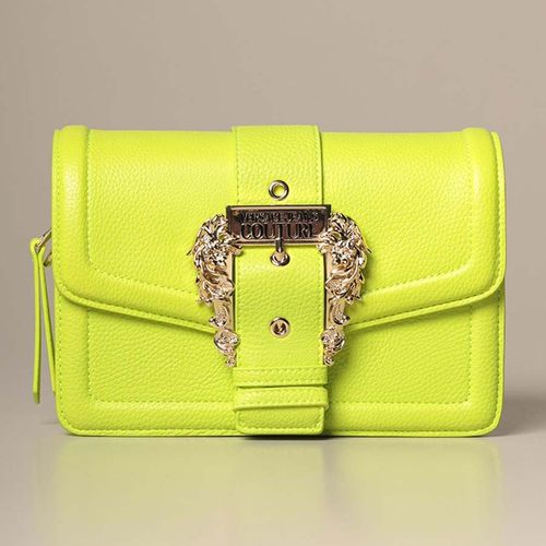 Túi Versace Jeans Couture Textured Synthetic Leather Bag Màu Xanh Nõn Chuối
