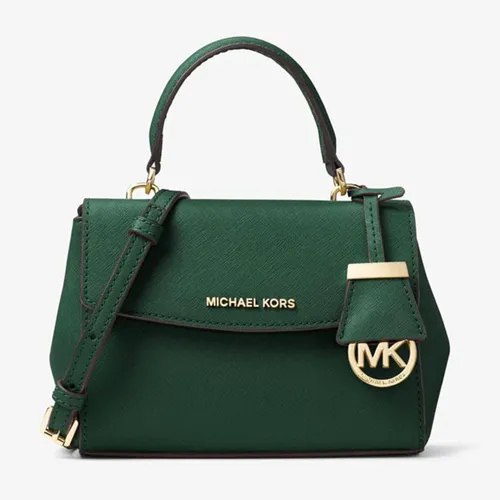 Michael Kors Handbag Purse Olive Green Gold Accents Crossbody Strap  NWOT  eBay