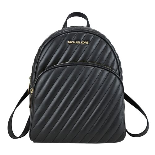 Balo Michael Kors MK Abbey Quilted Leather Backpack Màu Đen