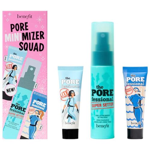 Set Trang Điểm Benefit Cosmetics Pore Minimizer Squad Mini Pore Primer And Setting Spray