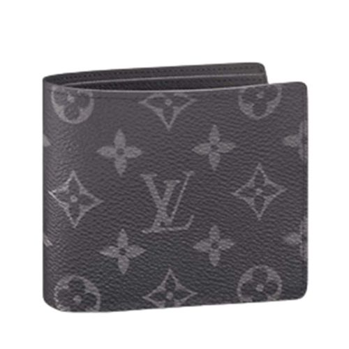 Ví Nam Louis Vuitton LV Multiple Wallet M61695 Màu Xám Đen