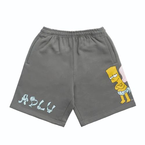 Quần Shorts Acmé De La Vie ADLV x Simpsons Angel Bart Short Pants Multi Color Màu Xám