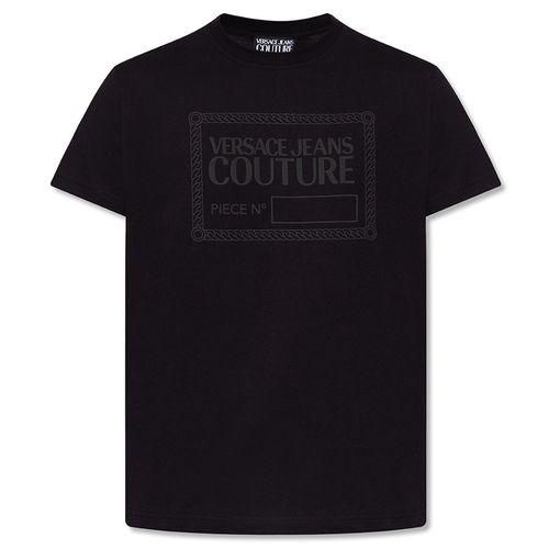 Áo Phông Versace Jeans Couture T-Shirt With Logo 72GAHT17 CJ00O Màu Đen Size S