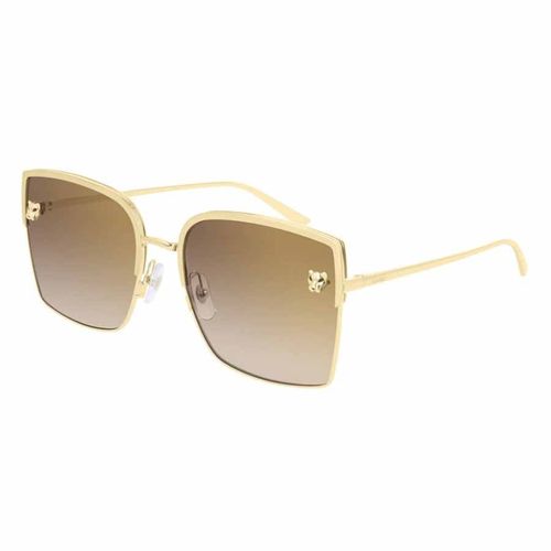 Kính Mát Cartier CT 0199S Sunglasses Frame Màu Xám Bạc