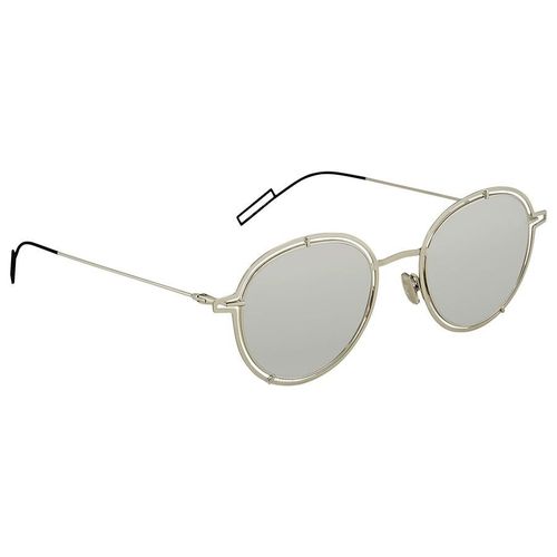 Kính Mát Dior Silver Mirror Round Sunglasses CD 0210S 010 DC