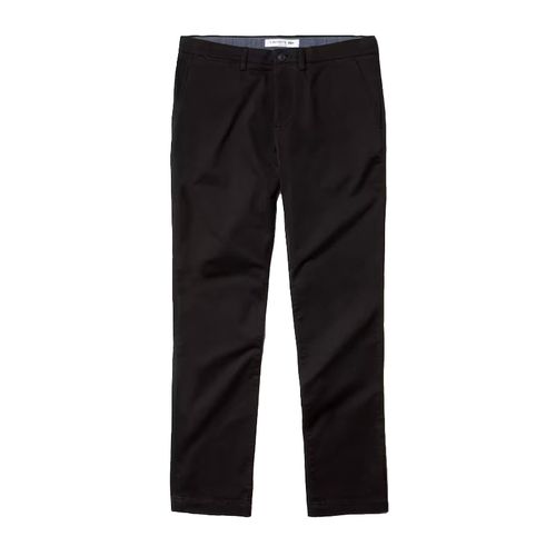 Quần Dài Nam Lacoste Men's Slim Fit Stretch Gabardine Chino Pants HH9553 031 Màu Đen Size 29