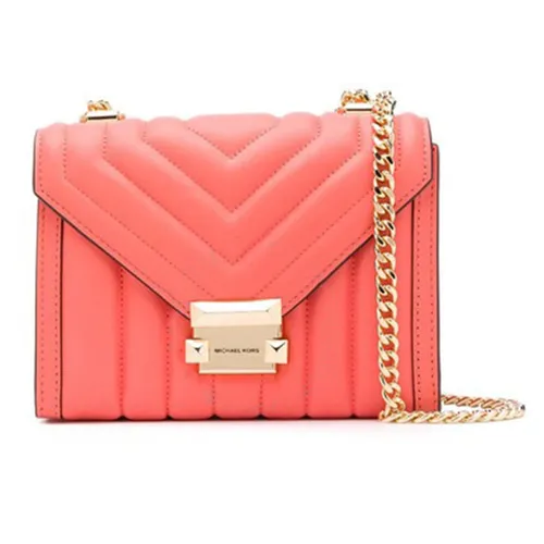 MICHAEL KORS Whitney Shoulder Bag Pink Large  eBay