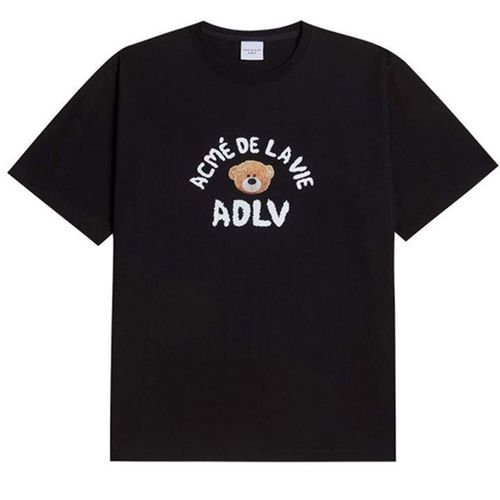 Áo Phông Acmé De La Vie ADLV Teddy Bear Short Sleeve T-Shirt Black Màu Đen Size 1