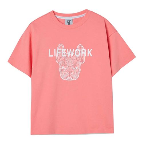 Áo Phông LifeWork Radoc Tshirt LW225TS795 Màu Hồng Size S