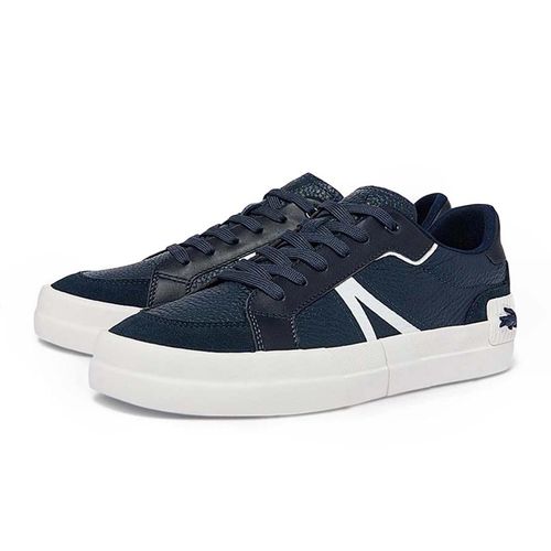 Giày Sneakers Lacoste L004 0722 Màu Xanh Trắng Size 42