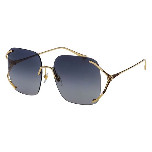Kính Mát Gucci Fashion Women's Sunglasses GG0646S-001 Màu Xám Vàng