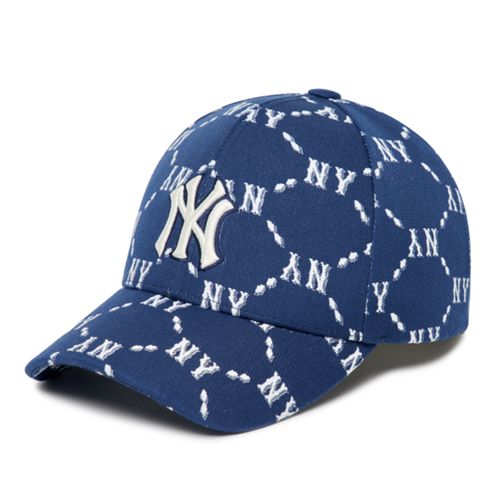 Mũ MLB Monogram Diamond Structure Ball Cap New York Yankees 3ACPM032N-50NYL Màu Xanh Navy