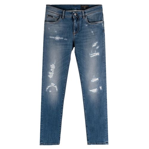 Quần Jeans Dolce & Gabbana GY07CZ G8BF1 S9001 Màu Xanh Nhạt Size 44
