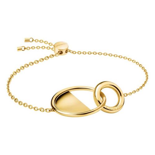 Vòng Đeo Tay Calvin Klein CK Locked Bracelet KJ8GJB100100 Màu Vàng
