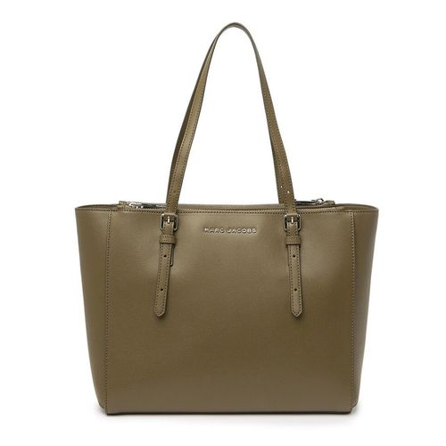 Túi Tote Marc Jacobs Commuter Leather Tote In Martini Olive Màu Xanh Olive