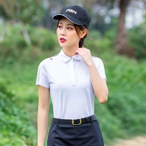 Áo Golf Nữ PGM Women Golf T-Shirt - YF277 Màu Trắng Size L