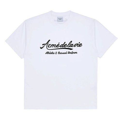 Áo Phông Acmé De La Vie ADLV Gel Printing Logo Short Sleeve T-Shirt Màu Trắng