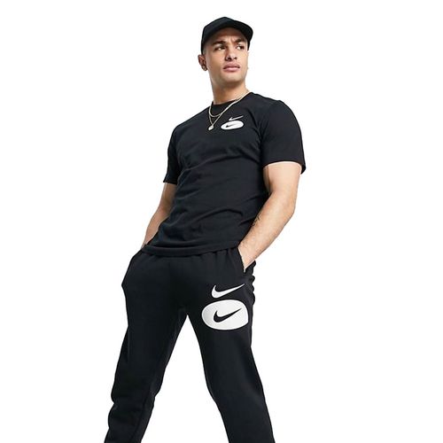Áo Thun Nike Swoosh Small Logo T-Shirt In Black Màu Đen Size XS