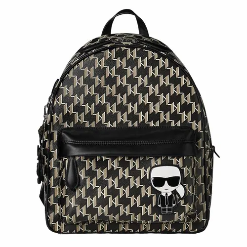 Balo Karl Lagerfeld K/Ikonik Monogram Backpack With Karlimal Charm Màu Đen