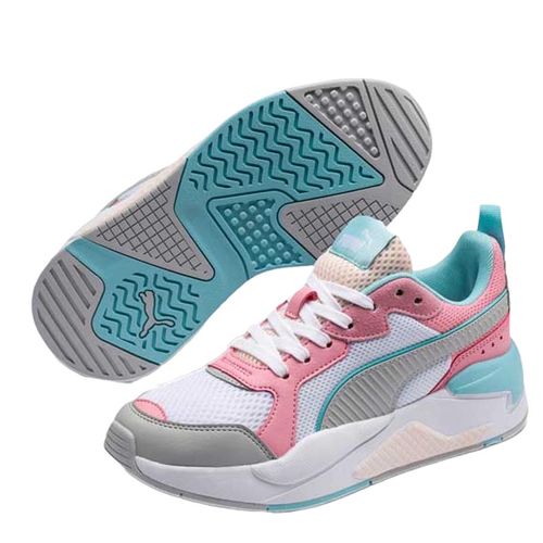 Giày Thể Thao Puma X-Ray Jr Pink/Grey Phối Màu Size 37