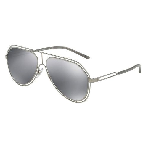Kính Mát Dolce & Gabbana D&G DG2176 VM096 58 Sunglasses Màu Ghi Xám