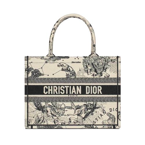 Christian Dior Maroon Canvas Large Oblique Embroidered Book Tote  Mine   Yours