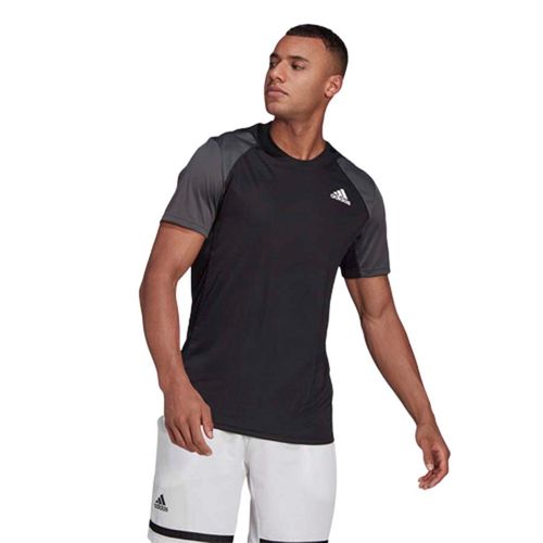 Áo Thun Nam Adidas Tennis Club Tshirt Màu Đen Xám Size L