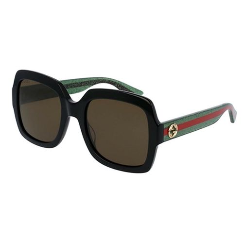 Kính Mát Gucci GG0036SN 002 Black Sunglasses Woman Phối Màu