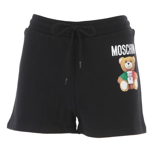 Quần Shorts Moschino Couture With Teddy Logo T0328 0527 1555 Màu Đen
