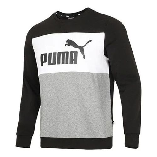 Áo Nỉ Men's Puma Casual Sports Round Neck Long Sleeves Hoodie Gray 849561-01 Phối Màu Size S